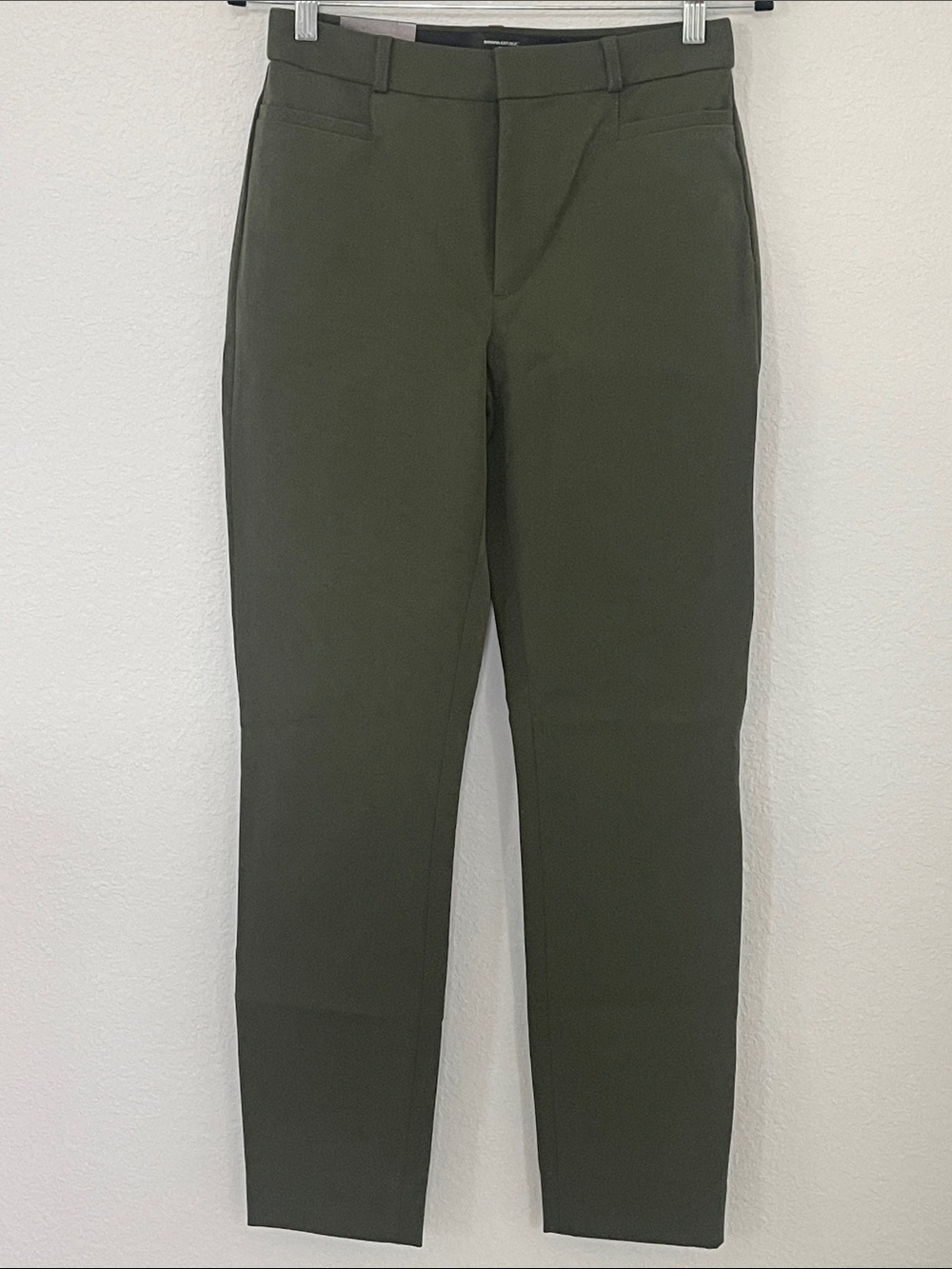 Banana Republic High Rise Sloan Pants Women's 4 Olive Green NWT